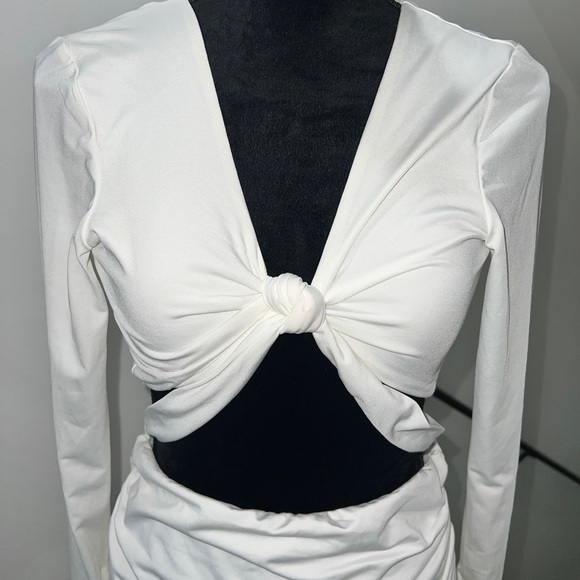 NWT Superdown Rubena Mini Dress in Ivory - Picture 7 of 12